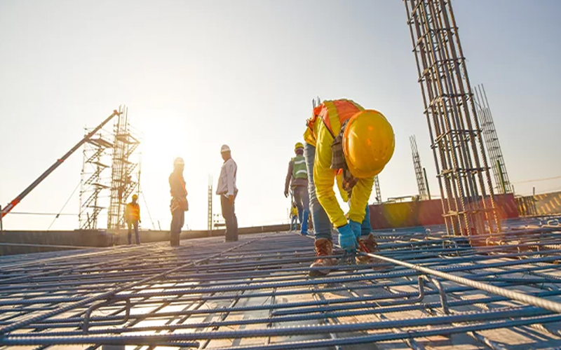 Construction Works With Material